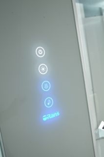 Душевая кабина Orans SR-89101RS 89101RSLH 100x100 см профиль белый стекло прозрачное